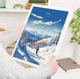 Vail Travel Poster Wall Art, Travel Print of Vail, Colorado, USA, Vail Art Lovers Gift NQ Media Designs