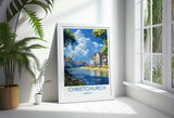 Christchurch Travel Print Wall Art, Travel Poster of Christchurch, England, Dorset Coast Art Lovers Gift, Dorset Wall Decor NQ Media Designs