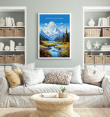 British Columbia Wall Art Travel Poster, Travel Print of British Columbia, British Columbia Art Lovers Gift, Canada Art Travel Gift NQ Media Designs
