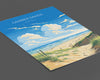 Camber Sands Travel Poster Wall Art, Camber Sands Travel Print, East Sussex, English Coastal Art, Camber Sands Gift, Wall Art Print