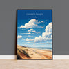 Camber Sands Travel Print Wall Art, Camber Sands Travel Poster, East Sussex, English Coastal Art, Camber Sands Gift, Wall Art Print NQ Media Designs