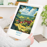 Kent Print Wall Art, Travel Poster of Kent , England, Kent Art Lovers Gift, England Wall Art Print NQ Media Designs