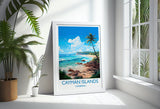 Cayman Islands Travel Poster, Travel Print of Cayman Islands, Caribbean, Cayman Islands Art Lovers Gift, Wall Art Print NQ Media Designs