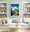 Bridgnorth Travel Print Wall Art, Travel Poster of Bridgnorth, England, Shropshire Art Lovers Gift, Bridgnorth Wall Decor