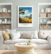 Zimbabwe Travel Poster Wall Art, Travel Poster of Zimbabwe, Zimbabwe Gift, Zimbabwe Travel Art, Africa Art Lovers Gift,