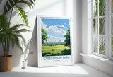 Greenwich Park Travel Print, Travel Poster of GreenwichPark, London Poster, Greenwich Park Art Gift, London Art Lovers UK Travel Gift NQ Media Designs