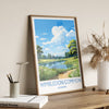Wimbledon Common Travel Poster, Travel Print of Wimbledon Common, London Poster, Wimbledon Common Art Gift, London Art Lovers UK Travel Gift