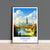 Warsaw Travel Poster, Travel Print of Warsaw, Poland Poster, Warsaw Art Gift, Poland Art Lovers Travel Gift
