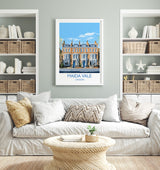 Maida Vale Travel Poster, Travel Print of Maida Vale, London Poster, Maida Vale Art Gift, London Art Lovers UK Travel Gift NQ Media Designs