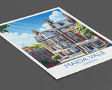 Maida Vale Travel Print, Travel Poster of Maida Vale, London Poster, Maida Vale Art Gift, London Art Lovers UK Travel Gift NQ Media Designs