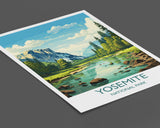 Yosemite Travel Print Wall Art, Travel Poster of Yosemite, National Park Art, Yosemite Gift, Colorado, USA, Travel Wall Art Gift NQ Media Designs