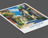Sirmione Travel Print Wall Art, Travel Poster of Lake Garda, Sirmione Art Lovers Gift, Italy, Italian Lakes Art Gift NQ Media Designs