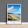 Putsborough Sands Travel Print Wall Art, Travel Print of Putsborough Sands,England, Devon Art Lovers Gift, Travel Art Gift NQ Media Designs