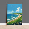 Seven Sisters Travel Print Wall Art, Seven Sisters Travel Poster, East Sussex, English Coastal Art, Seven Sisters Gift, Art Lovers Gift NQ Media Designs