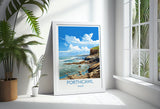 Porthcawl Travel Print Wall Art, Porthcawl Travel Poster, Wales, Welsh Art, Porthcawl Art lovers Gift, Wall Art Print NQ Media Designs