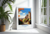 Highgate Travel Poster, Travel Print of Highgate , London Poster, Highgate Art Gift, London Art Lovers UK Travel Gift NQ Media Designs