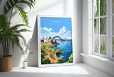 Sydney Travel Poster Wall Art, Travel Print of Sydney, New South Wales Art, Australia Art Lovers Gift, Sydney Travel Art Gift NQ Media Designs