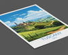 Tuscany Travel Print Wall Art, Travel Poster of Tuscany, Tuscany Art Lovers Gift,Italy Art Gift