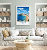 Torquay Print Wall Art, Travel Poster of Torquay, England, Devon Art Gift, Torquay Art Lovers Gift, England Wall Art Print NQ Media Designs