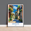 Sirmione Travel Print Wall Art, Travel Poster of Lake Garda, Sirmione Art Lovers Gift, Italy, Italian Lakes Art Gift NQ Media Designs