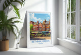 Bethnal Green Travel Print, Travel Poster of Bethnal Green, London Poster, Bethnal Green Art Gift, London Art Lovers UK Travel Gift NQ Media Designs