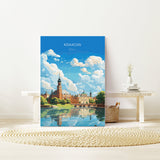 Krakow Travel Poster, Travel Print of Krakow, Poland Poster, Krakow Art Gift, Poland Art Lovers Travel Gift NQ Media Designs