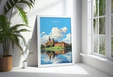 Krakow Travel Print, Travel Poster of Krakow, Poland Poster, Krakow Art Gift, Poland Art Lovers Travel Gift NQ Media Designs