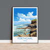 Porthcawl Travel Print Wall Art, Porthcawl Travel Poster, Wales, Welsh Art, Porthcawl Art lovers Gift, Wall Art Print NQ Media Designs