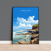 Porthcawl Travel Poster Wall Art, Porthcawl Travel Print, Wales, Welsh Art, Porthcawl Art lovers Gift, Wall Art Print NQ Media Designs