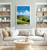 Tuscany Travel Print Wall Art, Travel Poster of Tuscany, Tuscany Art Lovers Gift,Italy Art Gift NQ Media Designs