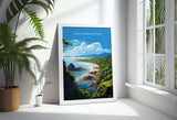 Cape Tribulation Travel Poster, Travel Print of Cape Tribulation, Queensland Art, Australia Art Lovers Gift, Cape Tribulation Wall Art NQ Media Designs