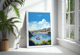 Devon Print Wall Art, Travel Poster of Devon, England, Devon Art Lovers Gift, England Wall Art Print NQ Media Designs